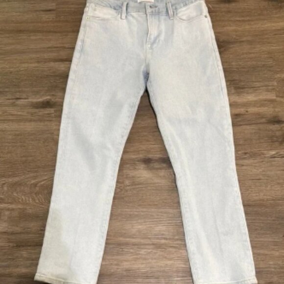 New Frame Denim Blue high-rise Straight fit Jeans size - 26 - Picture 1 of 6